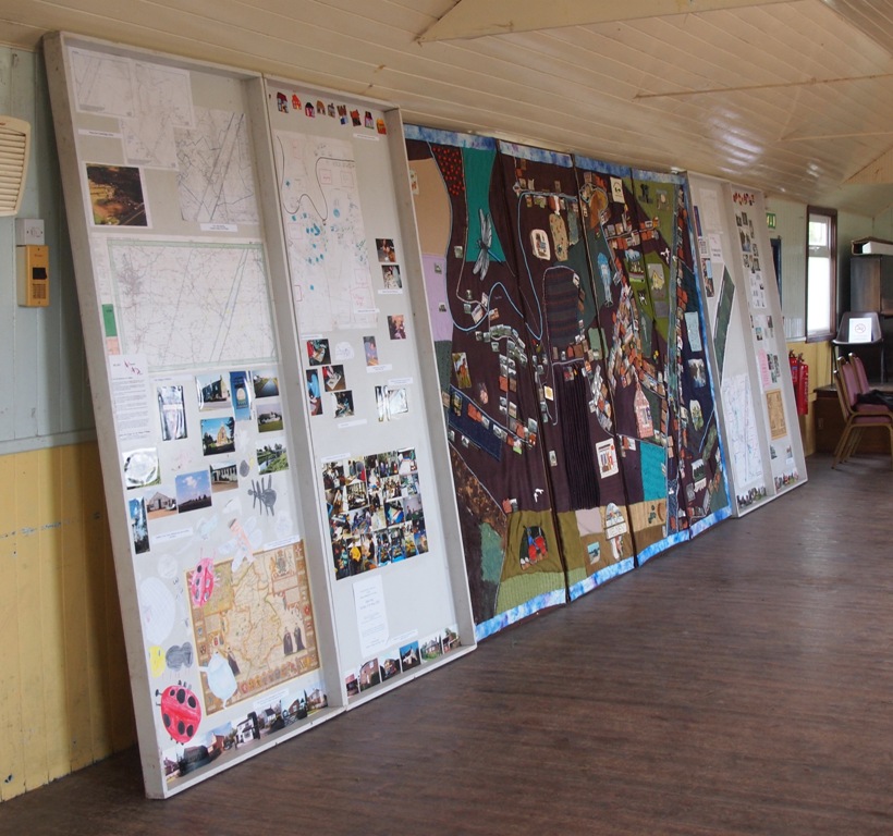 Map against wall 1